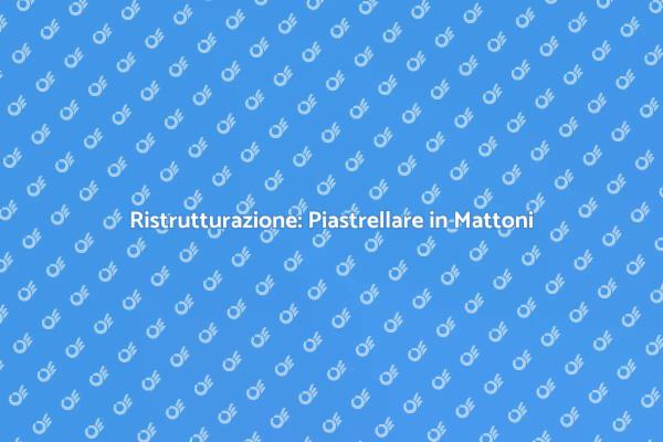 Ristruttura con Pareti in Mattoni