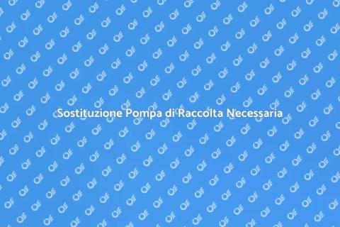 Installazione Pompa di Raccolta