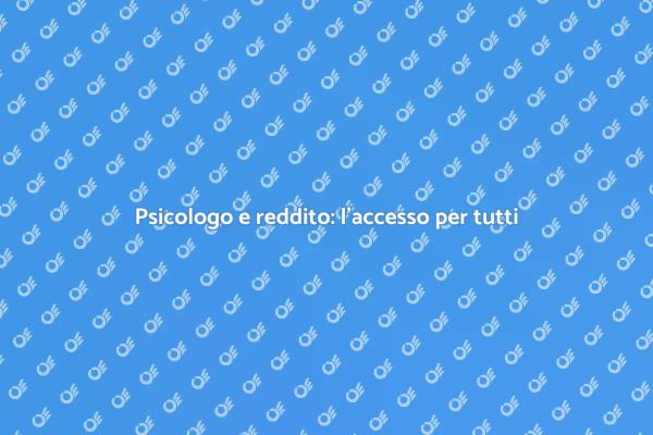 Benessere mentale in base al reddito