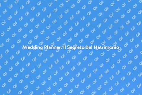 Consulenza Wedding Planner per Matrimonio