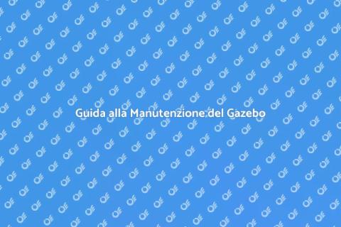Manutenzione Tetto Gazebo in Ferro