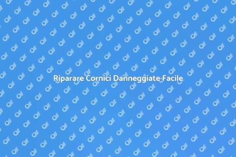 Stuccatura Cornice Danneggiata: Guida
