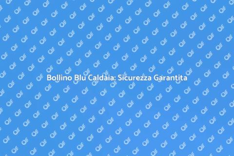 Licenza Bollino Blu Caldaia Sicura