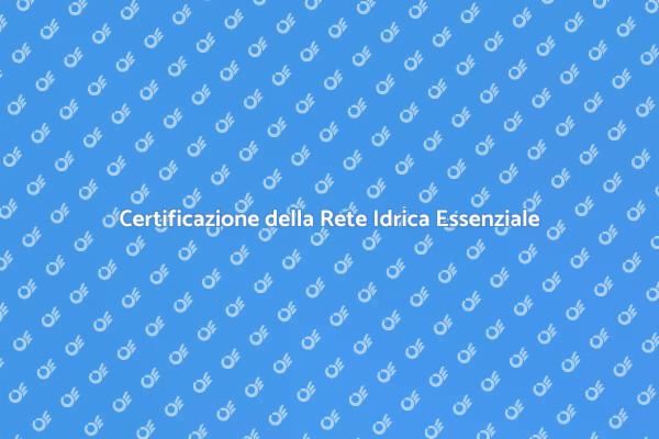 Sicurezza della Rete Idrica Garantita