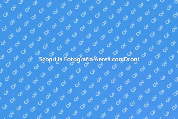 Magia della Fotografia Aerea con Droni