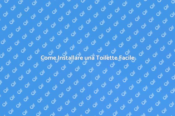 Installazione Toilette: Tutto Quello che Devi Sapere
