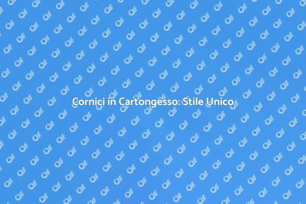 Trasforma i Tuoi Spazi con Cartongesso
