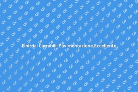 Finitrici Carrabili: Superficie Perfetta