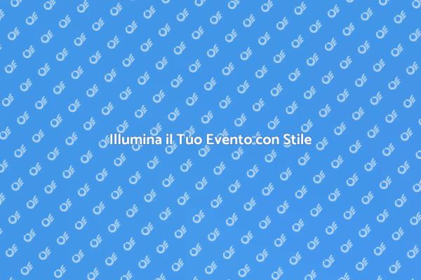 Set di Illuminazione per Eventi Indimenticabili