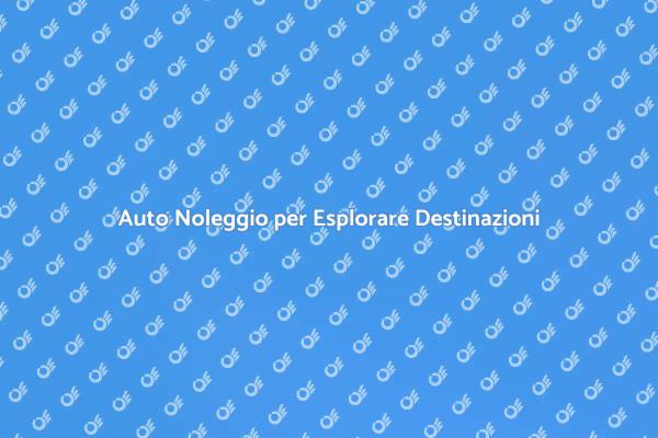 Scopri Nuove Destinazioni con un'Auto