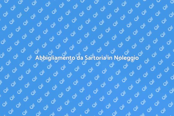 Eleganza Noleggiando Abbigliamento Sartoriale