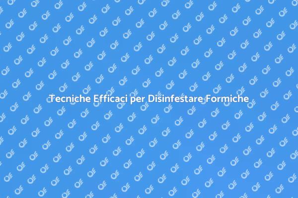 Come Liberarsi delle Formiche in Industria