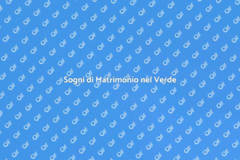 Matrimonio da Sogno in Giardino