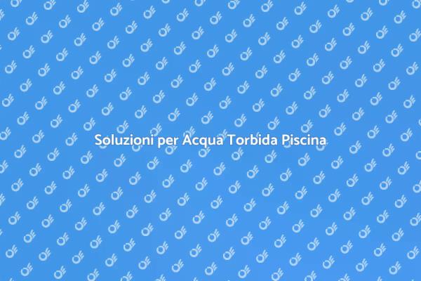 Come Riparare l'Acqua Torbida della Piscina