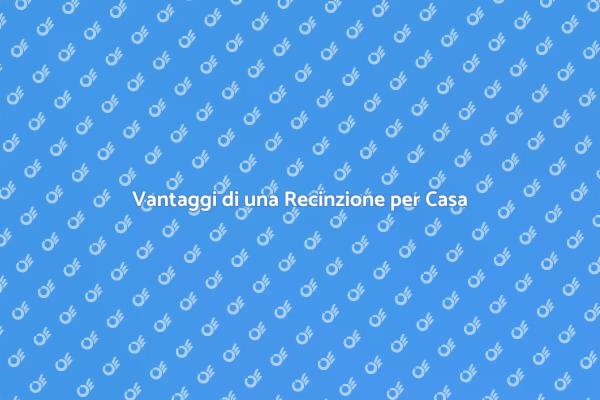 La Recinzione: Sicurezza e Design