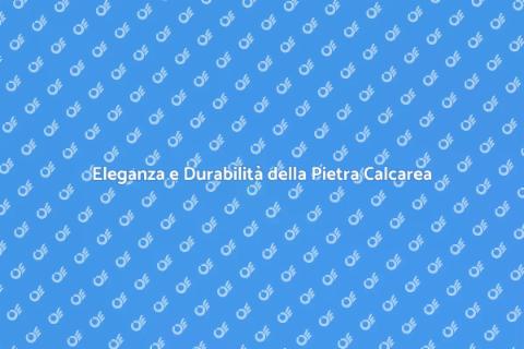 Pavimento in Pietra Calcarea Elegante