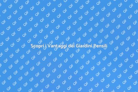 Giardini Pensili: Verde Sospeso