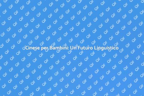 Corso di Cinese per Bambini