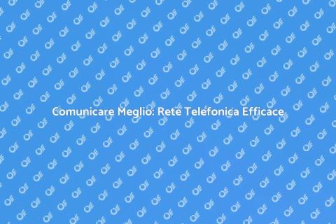 Rete Telefonica: Progettazione e Installazione
