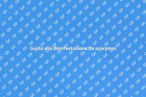 Come liberarsi degli scorpioni in casa