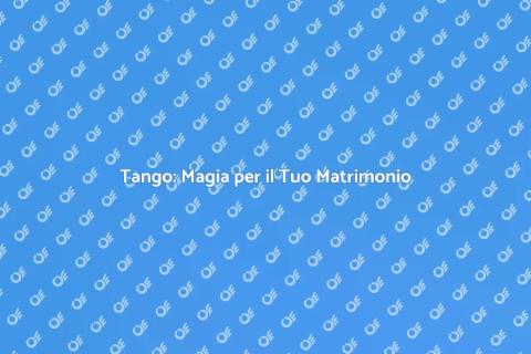 Animazione con Tango per il Matrimonio