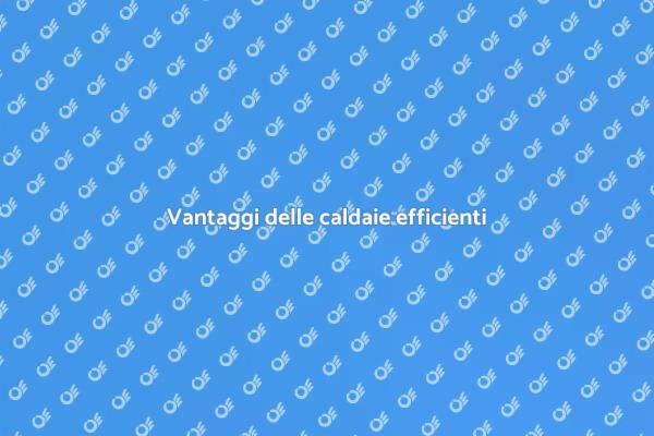 Perché scegliere una caldaia efficiente?