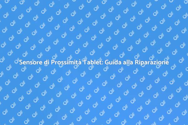 Risolvi i Problemi del Sensore Tablet