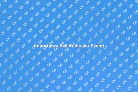 Audio per Eventi Culturali di Successo