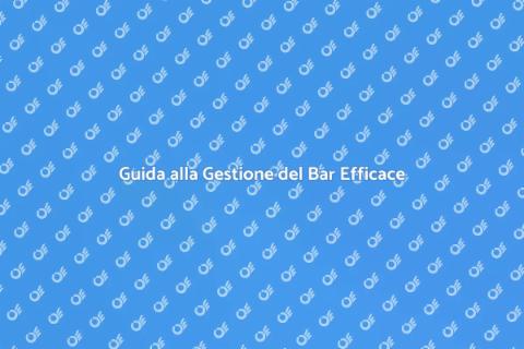 Consulenza per la Gestione del Bar