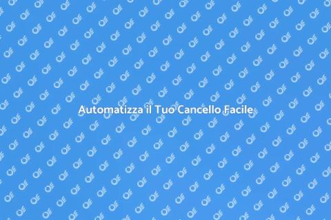 Kit per Automatizzare Cancelli