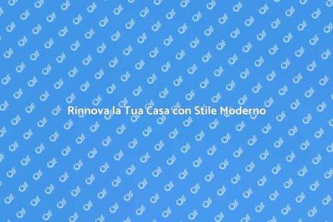 Decorazione Murale Stile Moderno