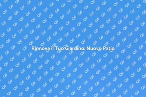 Costruire un Nuovo Patio da Giardino