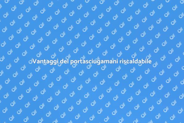 Comfort e stile con un portasciugamani riscaldabile