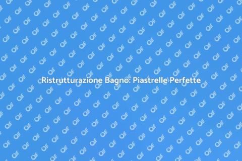 Installazione Piastrelle Bagno Pubblico