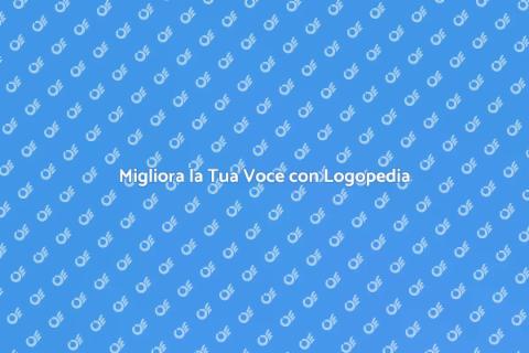Terapia Logopedica per Intonazione