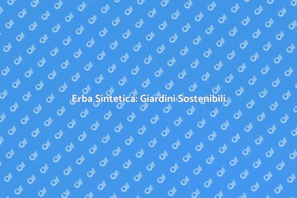 La Rivoluzione dell'Erba Sintetica