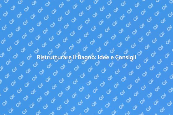 Trasforma il Tuo Bagno con Stile