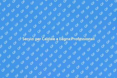 Assistenza Caldaie a Legna Efficiente
