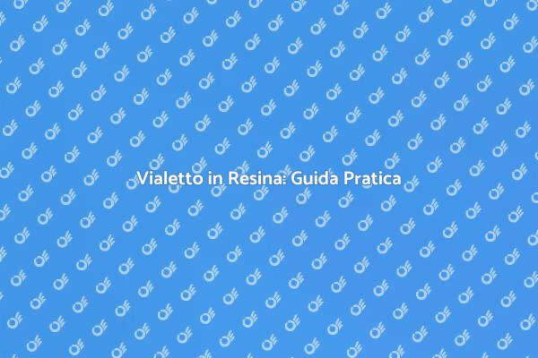 Come Creare un Vialetto in Resina