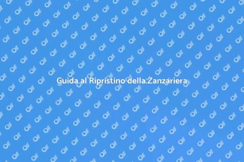 Ripristino Zanzariera Deteriorata