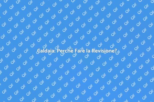Revisione Caldaia: Perché È Importante
