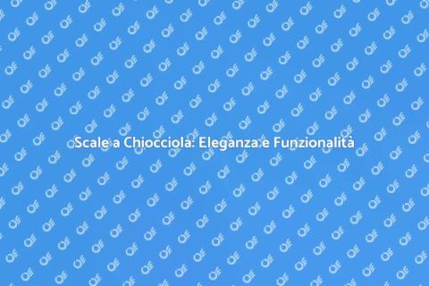 Scale a Chiocciola: Design Unico
