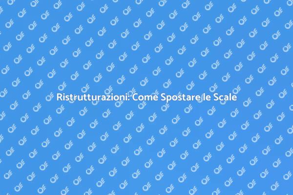 Ottimizza gli Spazi: Spostare le Scale