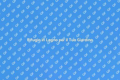 Casetta in Legno da Giardino Isolata