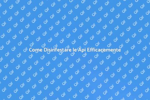 Disinfestazione Api: Guida Efficace