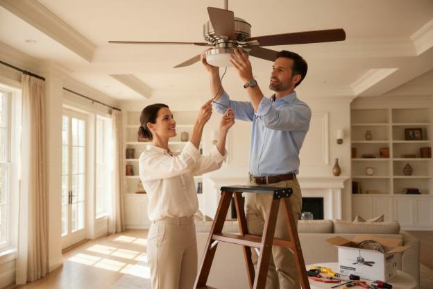 Quanto costa montare un ventilatore a soffitto?