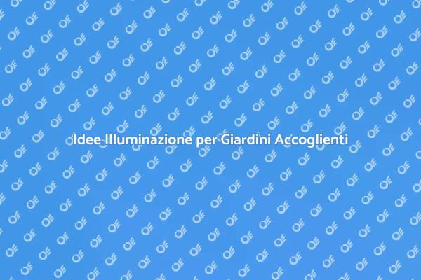 Illuminazione Creativa per Spazi Esterni