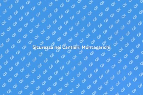 Adeguamento Elettrico Montacarichi