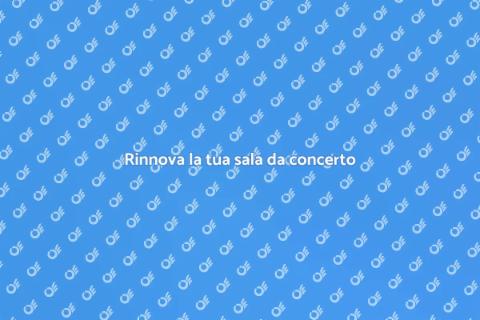 Sostituzione moquette in sala concerto