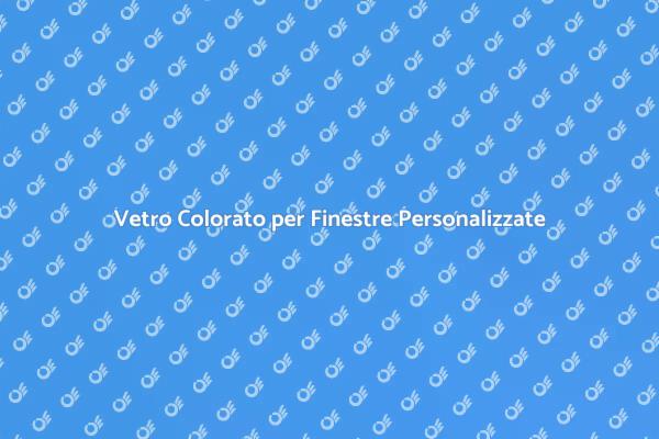 Colora le Tue Finestre con Stile